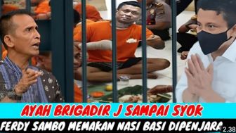 CEK FAKTA: Ferdy Sambo Makan Nasi Basi di Lapas Saat Lebaran, Ayah Brigadir J sampai Syok, Benarkah?