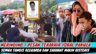 CEK FAKTA: Merinding! Pesan Terakhir Iqbal Pakula sebelum Meninggal, Tangis Keluarga dan Sahabat Pecah