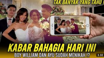 CEK FAKTA: Kabar Bahagia Hari Ini, Ayu Ting Ting dan Boy William Sudah Resmi Menikah, Benarkah?