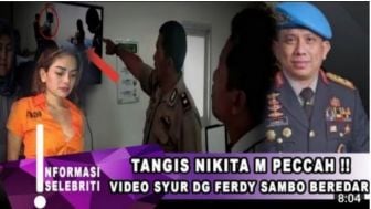 CEK FAKTA: Tangis Nikita Mirzani Pecah, Video Syur dengan Ferdy Sambo Beredar, Benarkah?