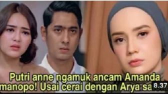 CEK FAKTA: Waduh, Putri Anne Ngamuk hingga Ancam Amanda Manopo Usai Cerai dengan Arya Saloka?