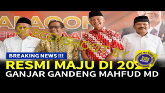 CEK FAKTA : Sepakat, Ganjar Gandeng Mahfud MD Maju di Pilpres 2024, Ini Penjelasannya