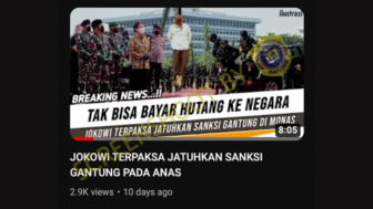 CEK FAKTA : Jokowi Terpaksa Jatuhkan Sanksi Gantung pada Anas, Benarkah?