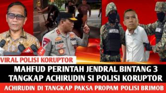 CEK FAKTA: Mahfud MD Perintahkan Jenderal Bintang 3 Tangkap Paksa AKBP Achirudin si Polisi Koruptor, Benarkah?