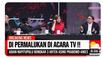 CEK FAKTA: Selain Permalukan, Adian Napitupulu Bongkar Antek Asing Dibelakang Prabowo, Benarkah?