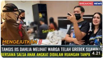 CEK FAKTA: Iis Dahlia Syok Lihat Warga Grebek Suaminya Bersama Salshadilla di Kamar Tanpa Baju, Benarkah?