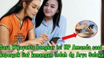 CEK FAKTA: Isi Handphone Amanda Manopo Dibongkar Sara Wijayanto, Ternyata Banyak Kenangan Bersama Arya Saloka