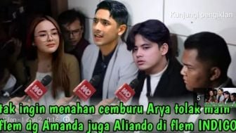 CEK FAKTA: Tak Kuasa Menahan Cemburu, Arya Saloka Tolak Main Film Bareng Amanda Manopo dan Aliando Syarief