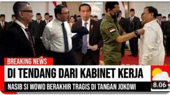 CEK FAKTA: Ditendang dari Istana, Nasib Prabowo Mengenaskan di Tangan Jokowi, Benarkah?
