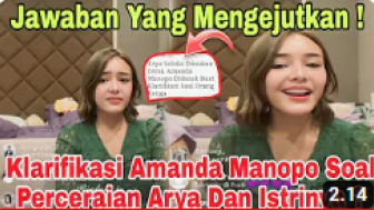 CEK FAKTA: Jawaban yang Mengejutkan, Klarifikasi Amanda Manopo Soal Perceraian Arya Saloka dan Putri Anne