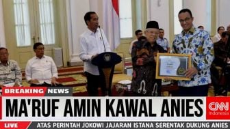 CEK FAKTA POLITIK: Jokowi Perintahkan Istana Dukung Anies Baswedan hingga Dikawal Ma'ruf Amin untuk Pilpres 2024