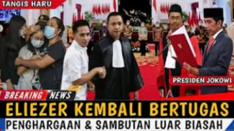 CEK FAKTA: Kabar Hari Ini, Bharada Eliezer Kembali Bertugas, Dapat Sambutan hingga Diberi Penghargaan