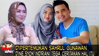 CEK FAKTA: Syok! Dine Mutiara Dipertemukan Sahrul Gunawan ke Mantan Istri yang Ceritakan Hal Tak Menyenangkan