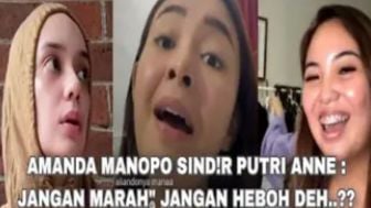 CEK FAKTA: Tak Mau Kalah, Amanda Manopo Sindir Balik Putri Anne Saat Live Bareng Bersama sang Kakak