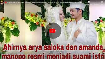 CEK FAKTA: Video Pernikahan Amanda Manopo dan Arya Saloka Tersebar, Resmi Menjadi Suami Istri?