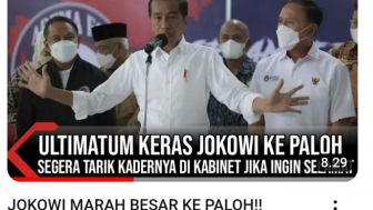 CEK FAKTA: Jokowi Marah Besar ke Surya Paloh dan Usir Paksa Kader NasDem dari Kabinet, Benarkah?