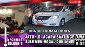 CEK FAKTA: Sule Mendadak Meninggal Dunia, Jatuh di Acara Saat Ngelawak