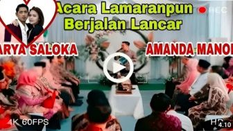 CEK FAKTA: Full Video Acara Lamaran Arya Saloka dan Amanda Manopo, Sukses Digelar hingga Berjalan Lancar