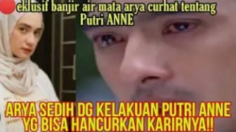 CEK FAKTA: Pilu! Arya Saloka Banjir Air Mata kala Curhat tentang Kelakuan Putri Anne yang Bisa Hancurkan Karirnya