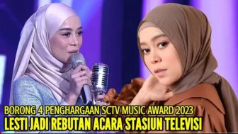 Lesti Kejora Jadi Rebutan Acara Stasiun Televisi Pasca Sabet 4 Piala Penghargaan SCTV Music Awards 2023, Cek Faktanya!