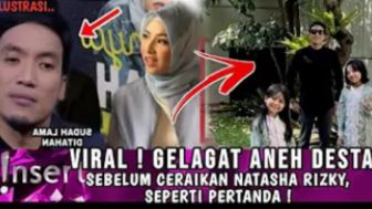 Viral! Terungkap, Gelagat Aneh Desta sebelum Ceraikan Natasha Rizki Bikin Geger, Cek Faktanya di Sini