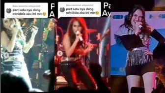 Ayu Ting Ting Tunjukkan Aksi Goyang Panas, Netizen: Dia offair x bisa goyang,kl di tv jaim