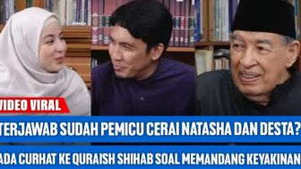 CEK FAKTA: Video Viral Pemicu Cerai Natasha Rizki dan Desta, Ada Curhat ke Quraish Shihab Soal Keyakinan, Benarkah?