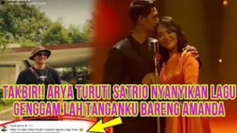 CEK FAKTA: Heboh! Disuruh Pegang Tangan, Arya Saloka Malah Cium Kening Amanda Manopo Saat Duet Bareng