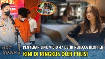 CEK FAKTA: Penyebar Link Video Syur 47 Detik Mirip Rebecca Klopper Ditangkap, Benarkah?