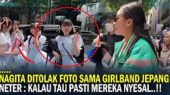 HEBOH! Detik-detik Nagita Slavina Ditolak Foto oleh Girlband Asal Jepang, Warganet Menyayangkan Hal Ini