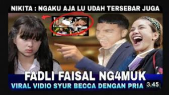 CEK FAKTA: Fadly Faisal Ngamuk Pada Rebecca yang Main Serong dengan Pria Lain yang Videonya Kini Viral?