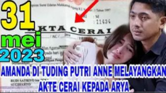 CEK FAKTA: Amanda Manopo Dituding Jadi Penyebab Arya Saloka Layangkan Gugatan Cerai pada Putri Anne?