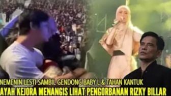 Ayah Kejora Menangis Lihat Pengorbanan Rizky Billar Setia Temani Lesti di Konser Ahmad Dhani, Cek Faktanya!