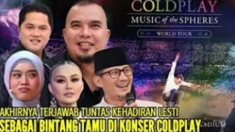 CEK FAKTA: Lesti Kejora dan Ahmad Dhani Resmi Jadi Bintang Tamu di Konser Coldplay Nanti, Benarkah?