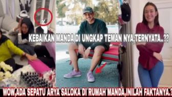 Cek Fakta: Sepatu Arya Saloka Ada di Rumah Amanda Manopo, Kebaikan Pemeran Andin Diungkap Temannya?