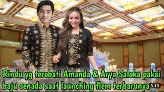 CEK FAKTA: Hari Ini Launcing Film Terbarunya, Arya Saloka dan Amanda Manopo Kompak Pakai Baju Senada, Benarkah?