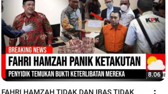 CEK FAKTA: Fahri Hamzah dan Ibas Tak Berkutik, Penyidik Temukan Bukti Korupsi, Benarkah?