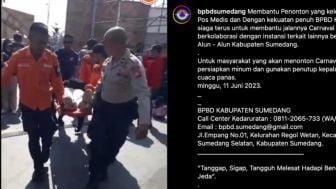 Jatuh Korban, Penonton Karnaval di Alun-Alun Sumedang Meninggal Dunia