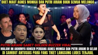 CEK FAKTA: Hari Ini, Agnes Monica dan Putri Ariani Gelar Konser Perdana Duet Bareng dan Tiket Acara Ludes Terjual