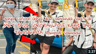 CEK FAKTA: Arya Saloka dan Amanda Manopo Kepergok Naik MRT ?