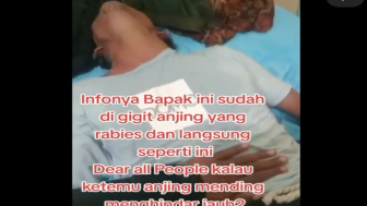 Beredar, Video Seorang Pria Diduga Kena Gigitan Anjing Rabies, Kesakitan dan Kejang-Kejang, Begini Komentar Warganet