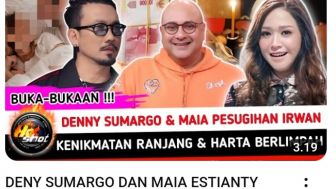 CEK FAKTA: Denny Sumargo dan Maia Estianty Buka-bukaan Urusan Ranjang dan Pesugihan Irwan Mussry, Benarkah?