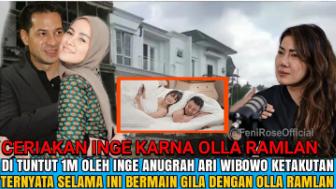 CEK FAKTA: Ceraikan Inge Anugrah karena Olla Ramlan, Ari Wibowo Ketakutan Dituntut 1M, Benarkah?