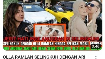 CEK FAKTA: Olla Ramlan Selingkuh dengan Ari Wibowo, Inge Labrak Sang Aktris Tersebut, Benarkah?