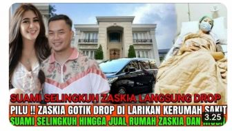 CEK FAKTA: Suami Selingkuh Hingga Jual Rumah dan Mobil, Zaskia Gotik Drop Tak Sadarkan Diri, Benarkah?