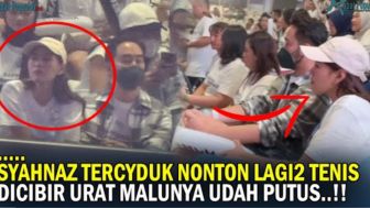 Syahnaz Sadiqah Terciduk Nonton Lagi-lagi Tenis Bersama Jeje di Saat Isu Selingkuhnya Viral, Netizen: Nggak Tahu Malu...