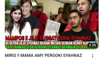 CEK FAKTA: Mama Amy Pergoki Hingga Raffi Ahmad Dobrak Hotel Syahnaz dan Rendy, Benarkah?