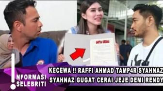 CEK FAKTA: Syahnaz Gugat Cerai Jeje Hari Ini demi Rendy Kjaernett, Raffi Ahmad Kecewa