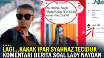 Lagi-lagi Suami Nisya Ahmad Kakak Ipar Syahnaz Terciduk Komentari Berita Soal Lady Nayoan, Netizen: akan Jadi Boomerang...