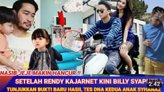 CEK FAKTA: Nasib Jeje Govinda Hancur, Usai Rendy Kjaernett, Kini Billy Syahputra Tunjukkan Bukti Baru DNA Anak Syahnaz